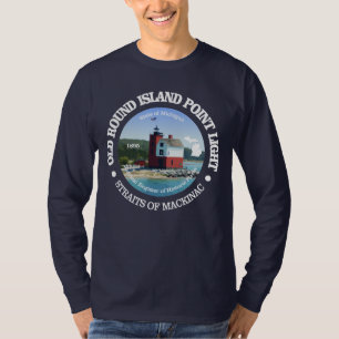 Old Round Island Point Light T-shirt