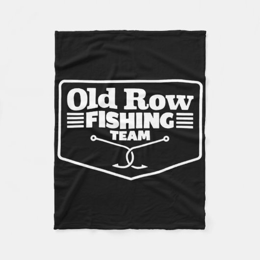 Old Row Fishing Team Funny For Men Women  Fleece Deken (Voorkant)