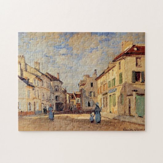 Old Rue de la Chaussée Monet Fine Art Legpuzzel (Horizontaal)