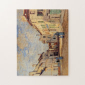 Old Rue de la Chaussée Monet Fine Art Legpuzzel (Verticaal)