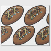 Old Rugby Ball Cadeaupapier (Vlak)