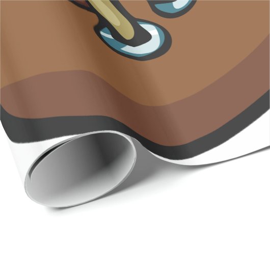 Old Rugby Ball Cadeaupapier (Rol Hoek)