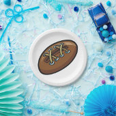 Old Rugby Ball Papieren Bordje