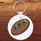 Old Rugby Ball Sleutelhanger (Voorkant)