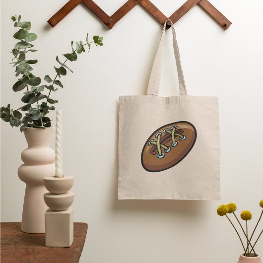 Old Rugby Ball Tote Bag