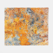 Old rust texture. Grunge rusted metal background. Fleece Deken (Voorkant (Horizontaal))