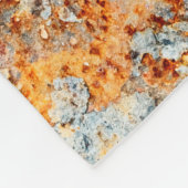 Old rust texture. Grunge rusted metal background. Fleece Deken (Hoek)