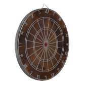 Old Rusted Kijk Dart Board Dartbord (Voorkant Links)