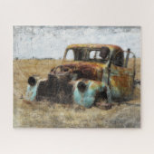 Old Rusted Truck Legpuzzel (Horizontaal)