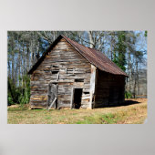 Old Rustic Barn Shed Poster (Voorkant)