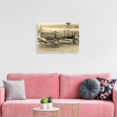 Old Rustic Boerderij Wagon Canvas Afdruk (Insitu (Woonkamer))