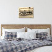 Old Rustic Boerderij Wagon Canvas Afdruk (Insitu (Slaapkamer))