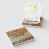 Old Rustic Coasters Stenen Onderzetter (Zijkant)