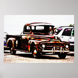 Old Rustic Truck Photographic Poster Art