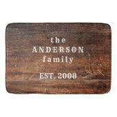 Old Rustic Wood Natuur Bath Mat (Voorkant)
