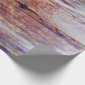 Old, rustic wood wall of an abandoned buildingweat cadeaupapier (Hoek)