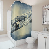 Old Rusty Chain Douchegordijn (In situ)