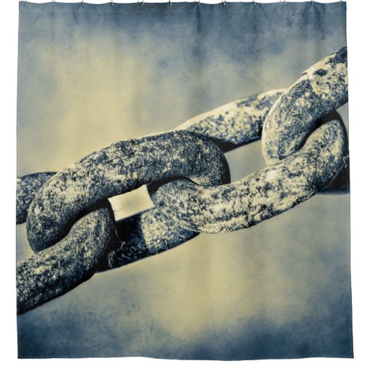 Old Rusty Chain Douchegordijn (Voorkant)