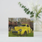  Old Rusty Hotrod 1941 Coupe Rat Rod   Briefkaart (Staand voorkant)