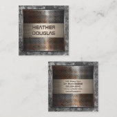 Old Rusty Metal |  achtergrond Vierkante Visitekaartje (Voorkant / Achterkant)