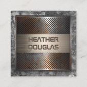 Old Rusty Metal |  achtergrond Vierkante Visitekaartje (Voorkant)