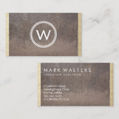 Old Rusty Metal | Hout Visitekaartje (Voorkant / Achterkant)