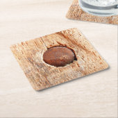 Old Rusty Nail Custom Square Onderzetter (Schuin)