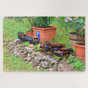 Old rusty toy trucks & cars, Austria Jigsaw Puzzle Legpuzzel