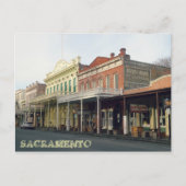 Old Sacramento District Travel Photo Briefkaart (Voorkant)