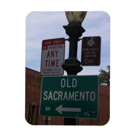 Old Sacramento Magneet (Verticaal)