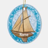 Old Sailboat ornament (Links)