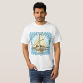 Old Sailboat t-shirt (Voorkant volledig)