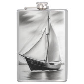 Old Sailboot Heupfles (Voorkant)