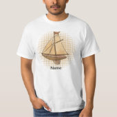 Old Sailboot T-shirt (Voorkant)