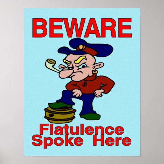 Old Sailor Comical Poster (Voorkant)