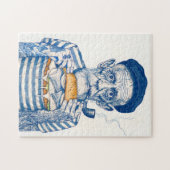 Old Sailor Eating Sandwich Legpuzzel (Horizontaal)
