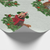 Old Saint Chick Cadeaupapier (Hoek)