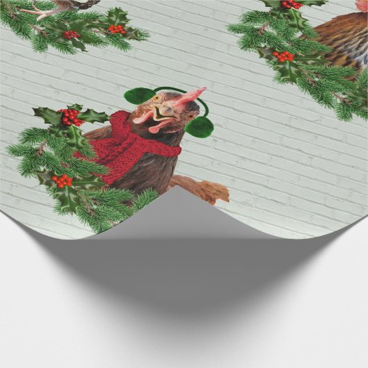 Old Saint Chick Cadeaupapier (Hoek)