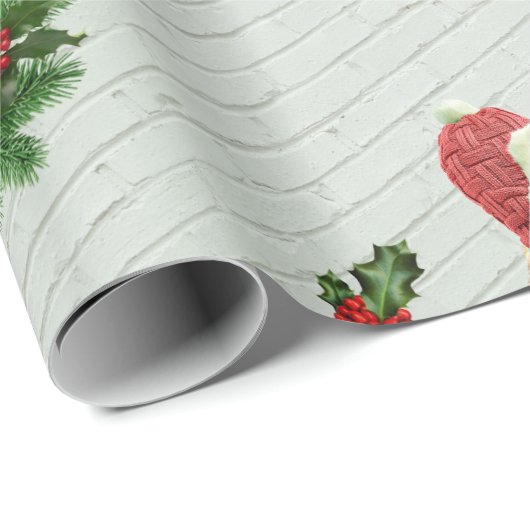 Old Saint Chick Cadeaupapier (Rol Hoek)