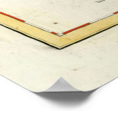 Old Saint Lucia Island Map (1794) Poster (Hoek)