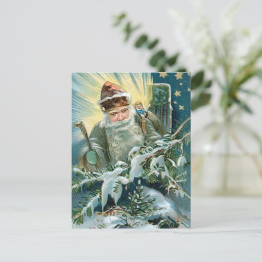 Old Saint Nicholas Feestdagenkaart (Staand voorkant)