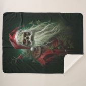 Old Saint Nick #1 Sherpa Deken (Voorkant (horizontaal))