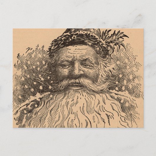 Old Saint Nick Briefkaart (Voorkant)