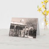 Old Saloon Gammons Gulch Arizona Wenskaart Kaart (Gele Bloem)