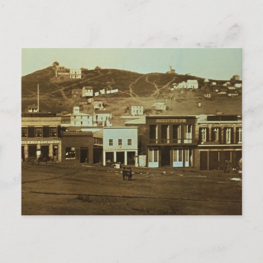 Old San Francisco Photo Gold Rush Briefkaart (Voorkant)