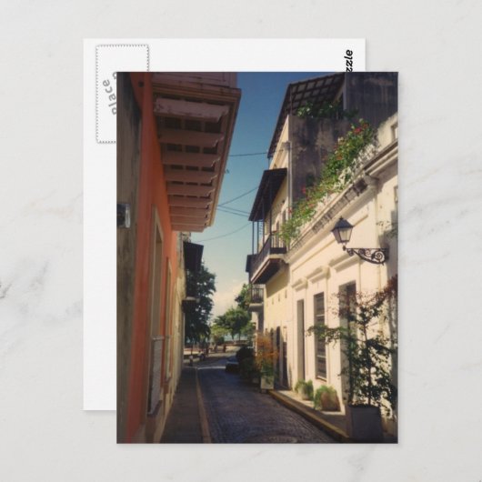 Old San Juan Briefkaart (Voorkant / Achterkant)