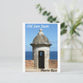 Old San Juan Briefkaart (Staand voorkant)