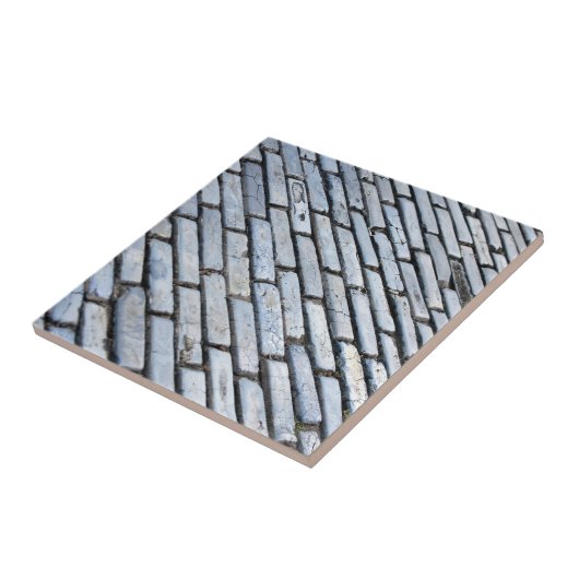Old San Juan Cobblestone Tegeltje (Zijkant)