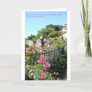 Old San Juan met prijsopgave Kaart