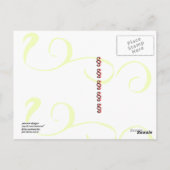 Old San Juan Post Card Briefkaart (Achterkant)